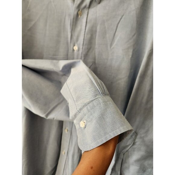Brooks Brothers Mens Polo Shirt  Long Sleeve Button Down 100%  Cotton Size 33 - Picture 6 of 9